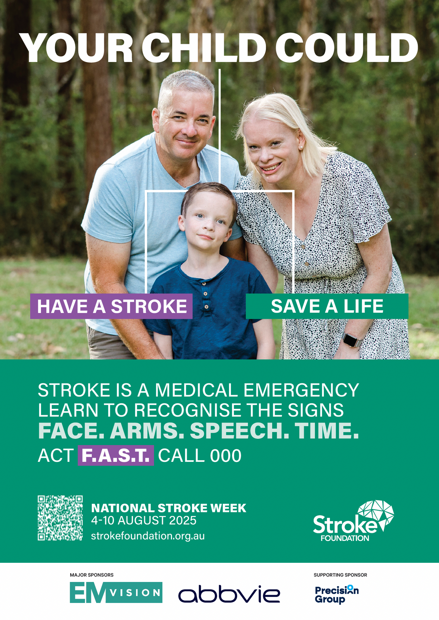 National Stroke Week (A4) Poster - Xander