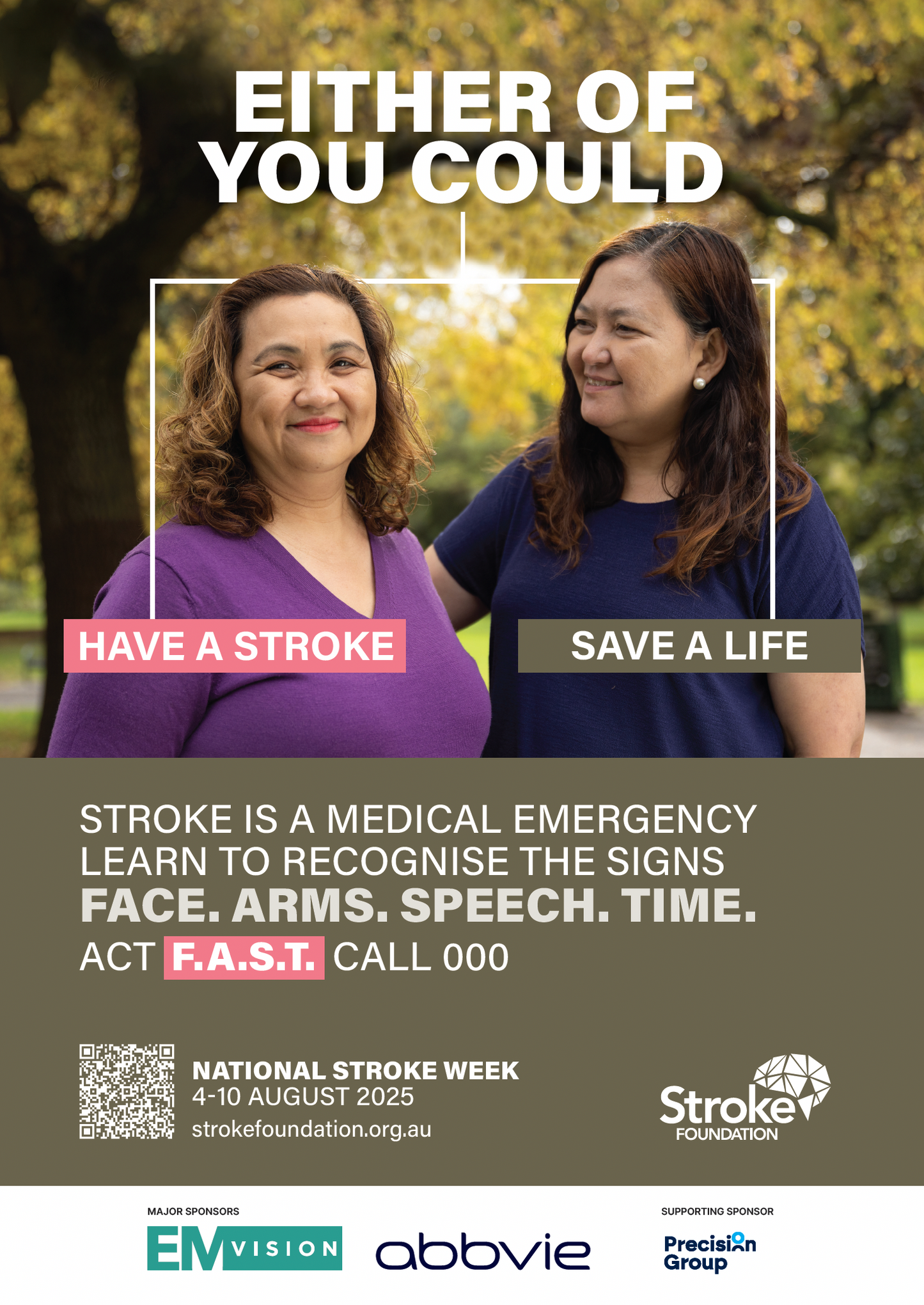 National Stroke Week (A3) Poster - Tina