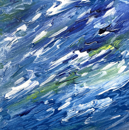 Seascape during the storm