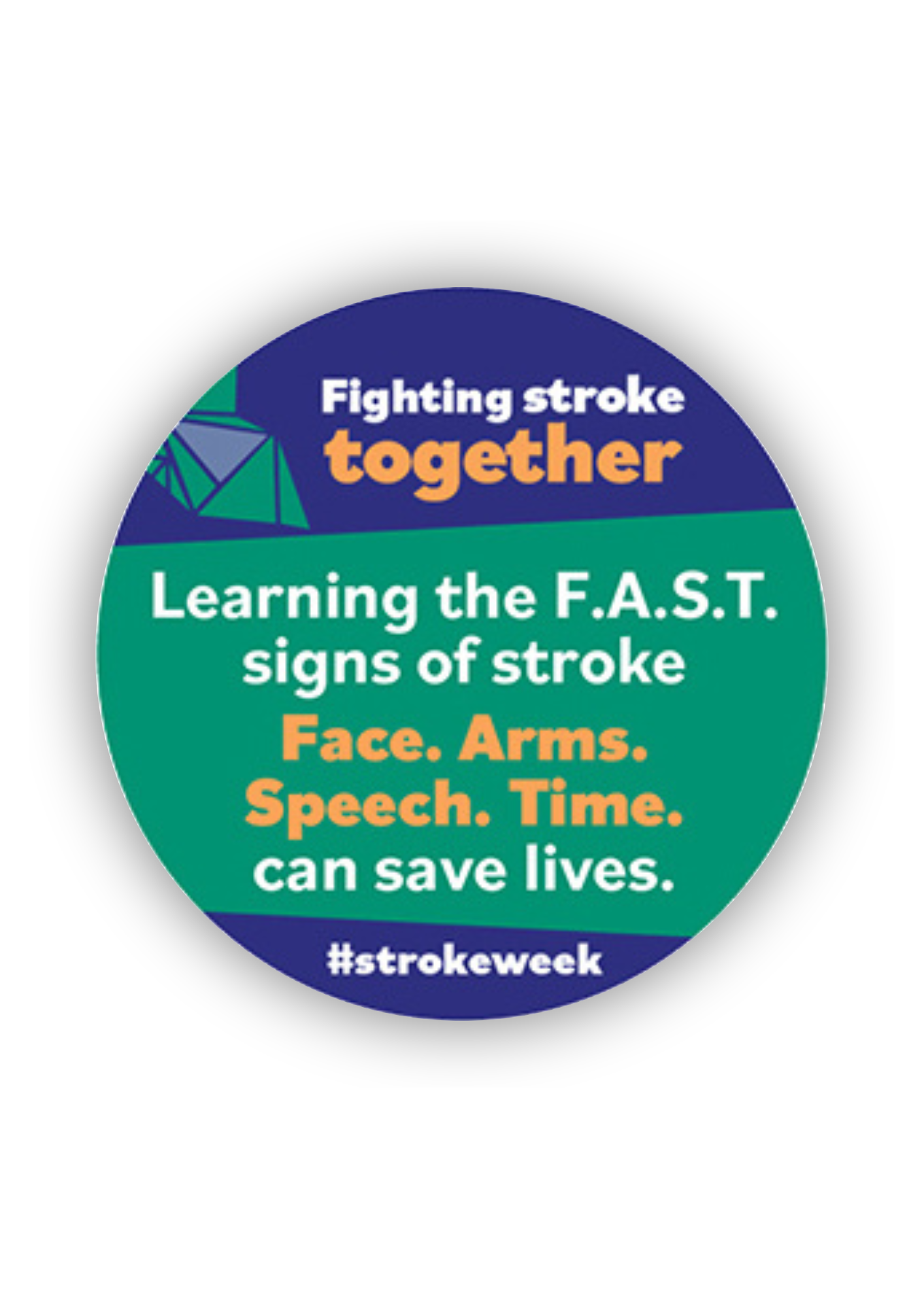 National Stroke Week 2023 F.A.S.T badge