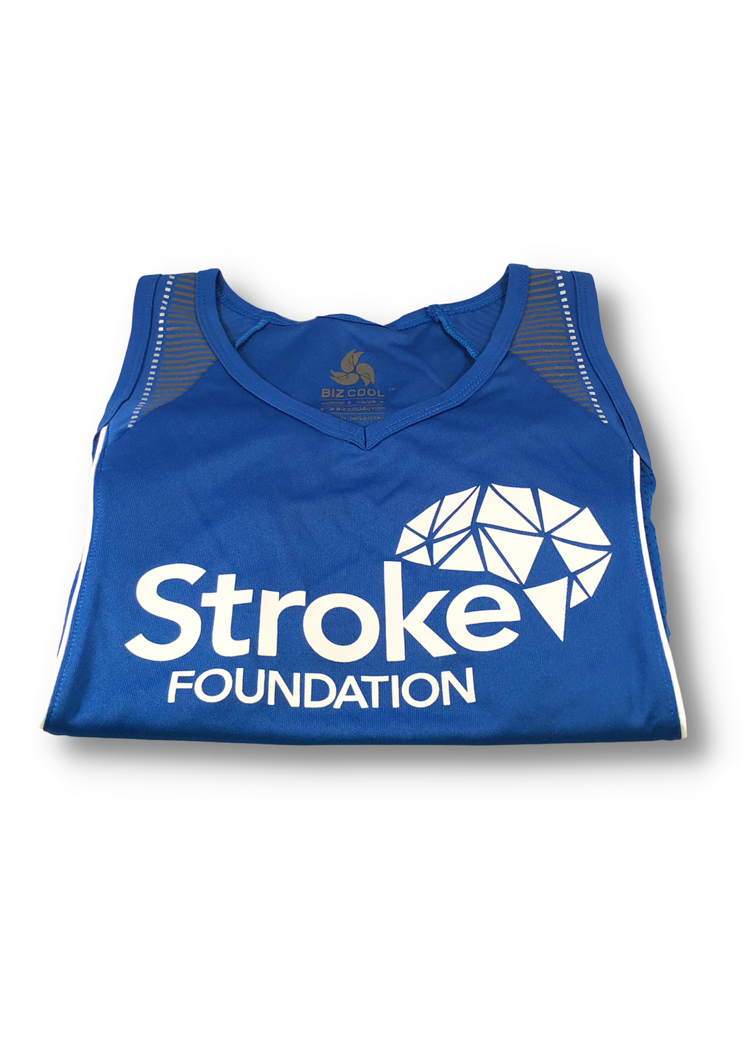 Women's running singlet (Blue)