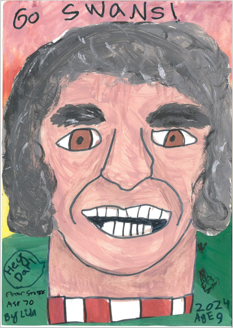 Peter 'Grubby' Stubbs hand painted portrait