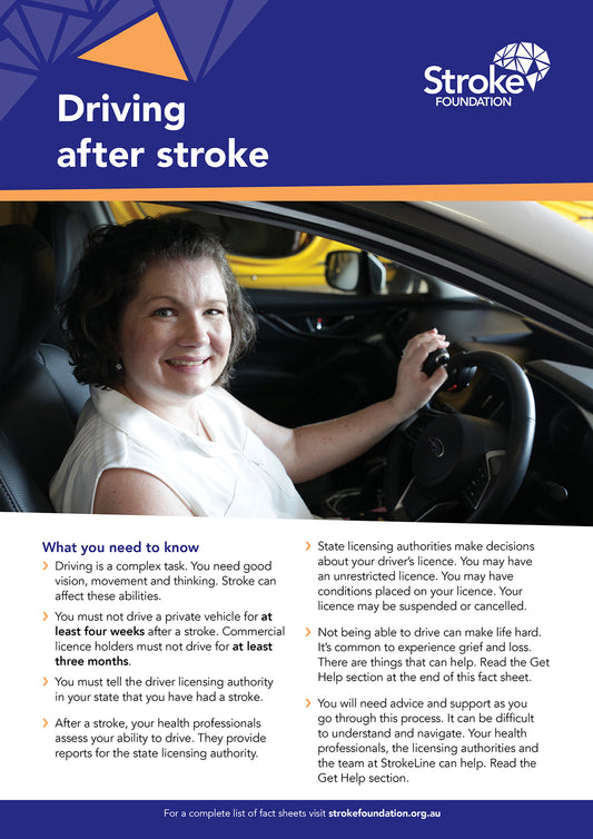 Fact sheet - Driving after stroke