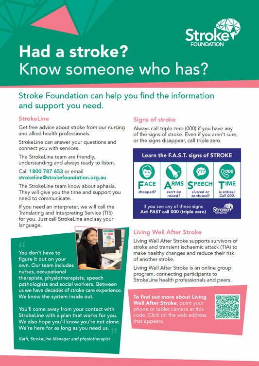 Stroke Recovery: Information, Support and Services