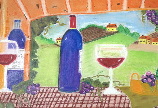 Wine and grapes