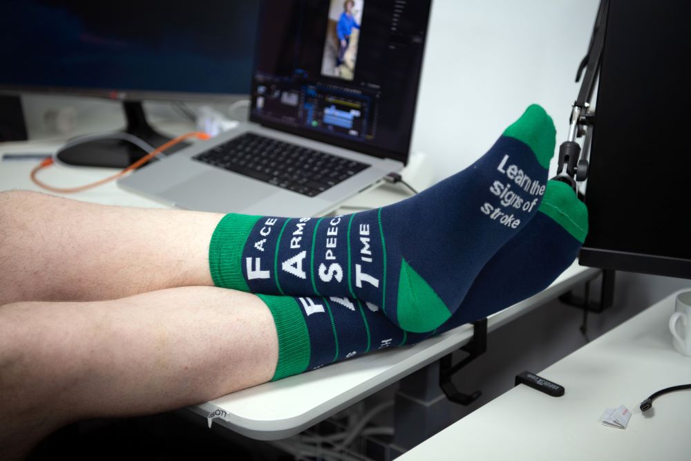 Sock F F.A.S.T. Socks – Stroke Foundation Store